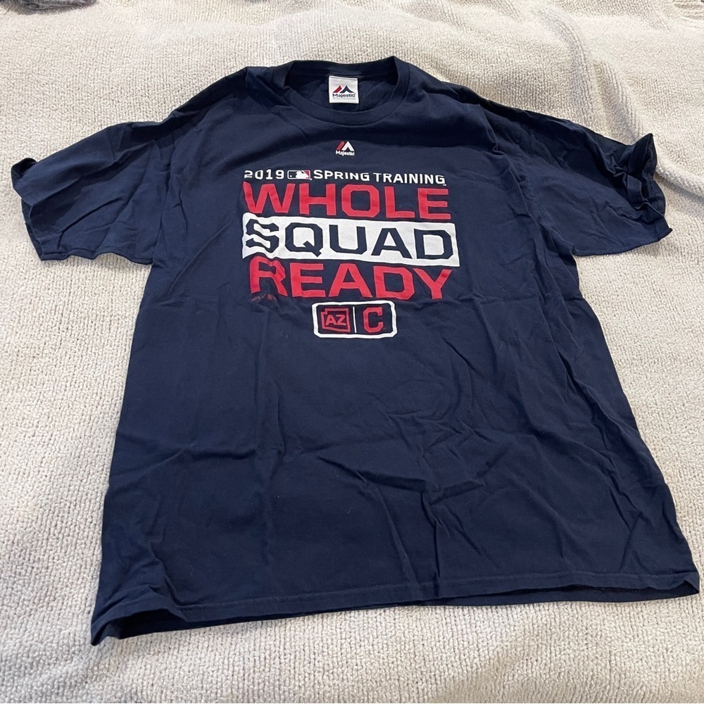 Cleveland Indians guardians MLB tee whole squads ready spring training XL